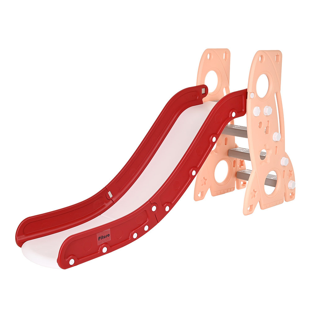 Горка детская пластиковая для катания PITUSO с баскетбольным кольцом ...