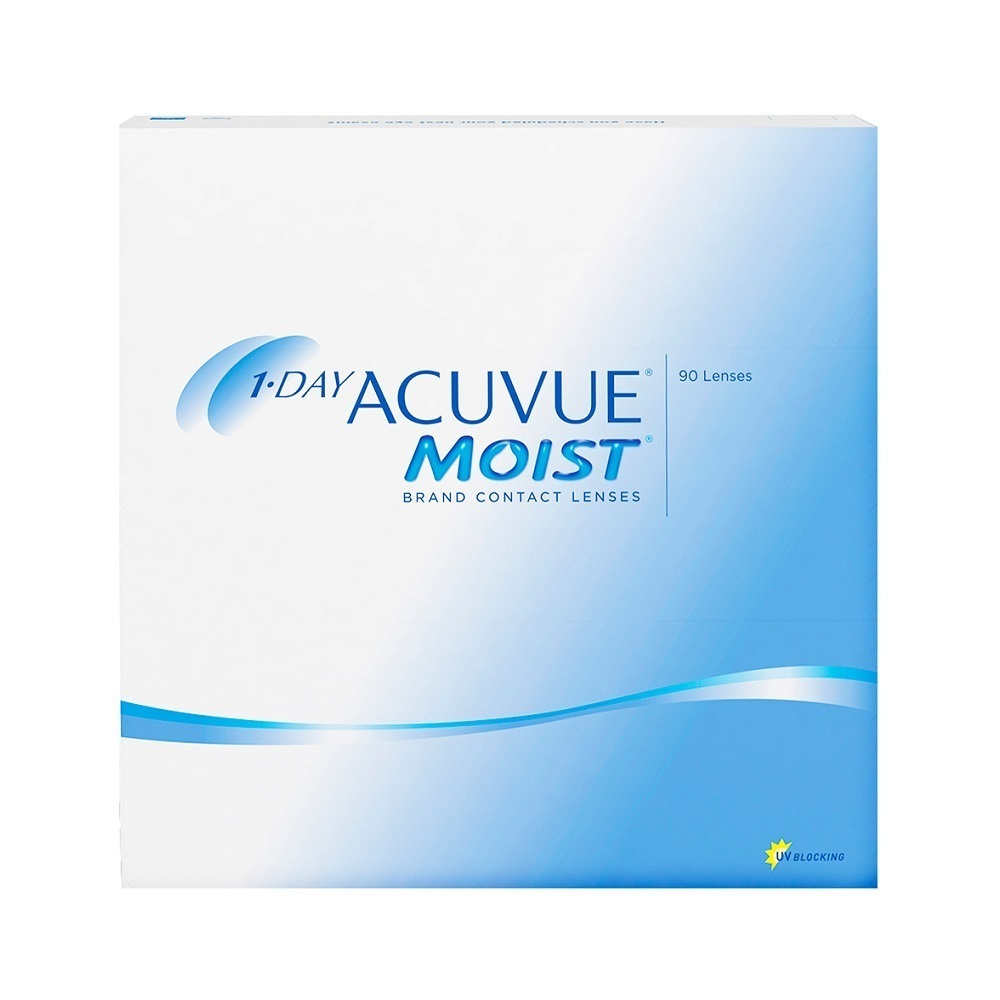 Acuvue 1 Day Moist Контактные линзы AC 1D M 9.0 (+3.75) (90шт) - купить ...