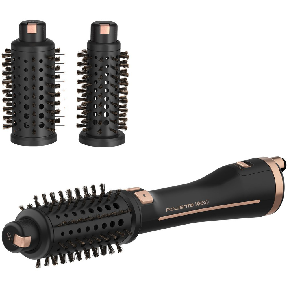 Rowenta Фен-щетка для волос Ultimate Experience CF9620F0 750 Вт, скоростей 3, кол-во насадок 3, черный, #1