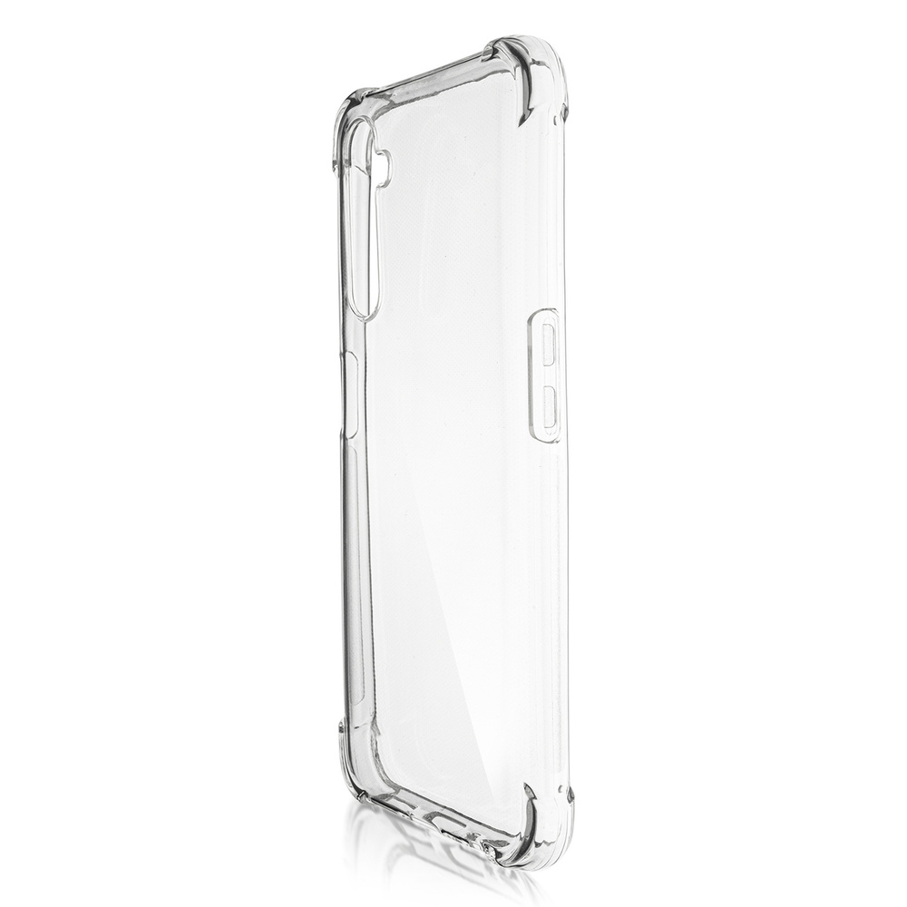 Противоударный силиконовый чехол для Realme 6 Pro, прозрачный -  .