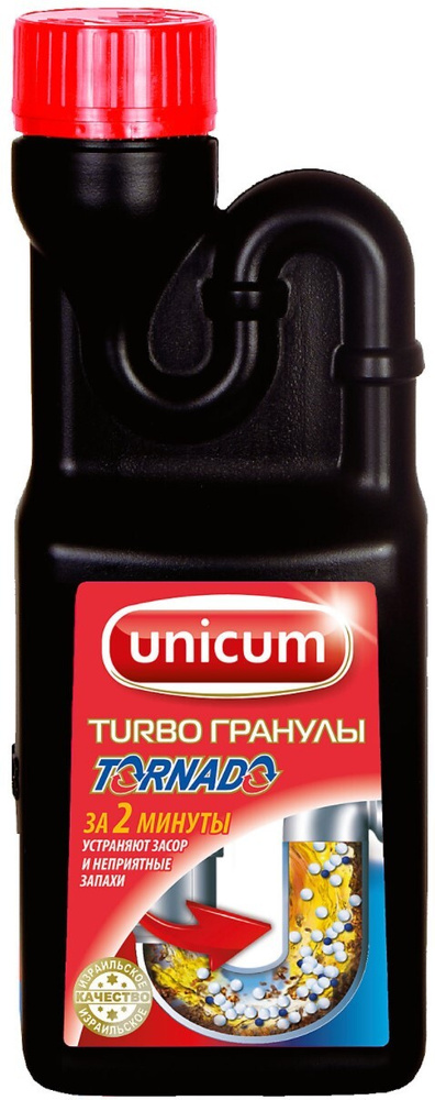 UNiCUM, Торнадо Гранулированное средство для удаления засоров, 600 гр  #1