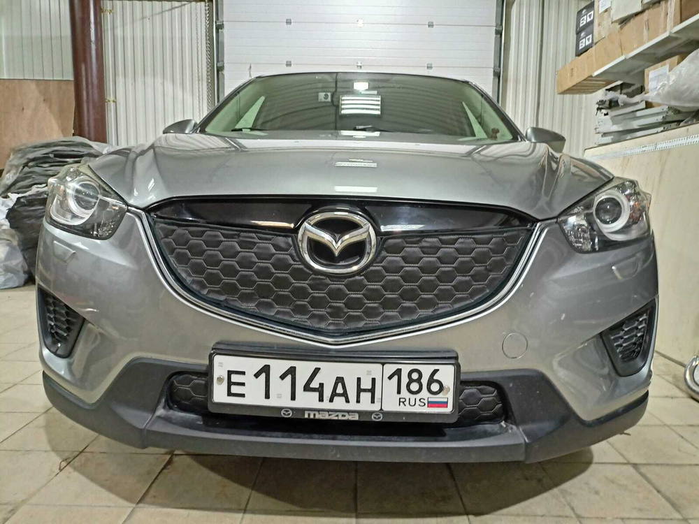 Утеплитель радиатора и бампера для Mazda CX-5 (ДОРЕСТАЙЛИНГ 2011-2015) Без парктроников  #1