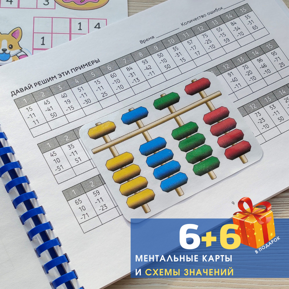 Ментальные карты с изображением абакус Azaenschool - купить с доставкой ...