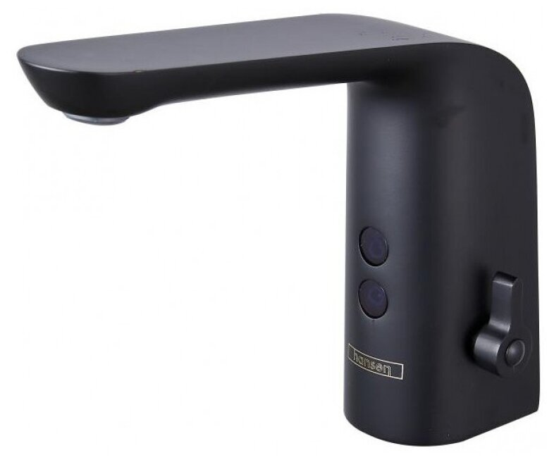 Смеситель Hansen сенсорный для умывальника раковины Черный Хром HL70001 ...