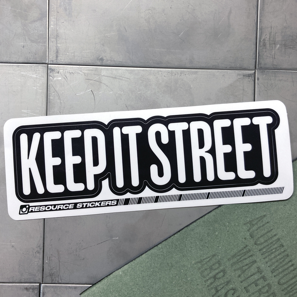 Наклейка на авто Keep it street, JDM 17,5x4,5см