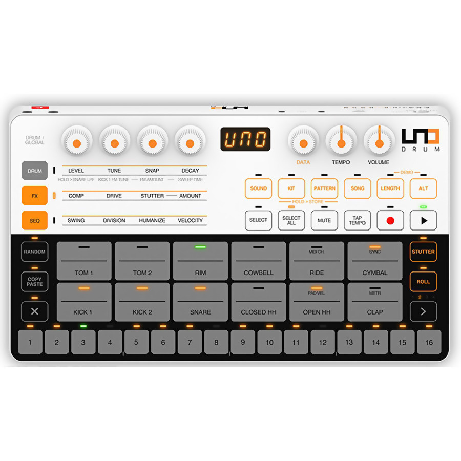 Драм-машина IK MULTIMEDIA UNO Drum - купить с доставкой по выгодным ценам в  интернет-магазине OZON (989448816)