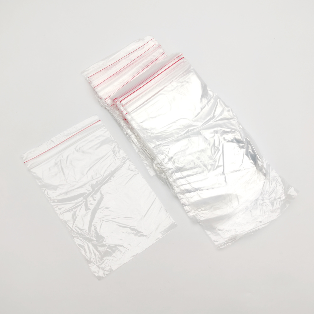 Пакеты грипперы с замком зиплок(ziplock), размер 10*15 см, упаковка 1000 штук  #1