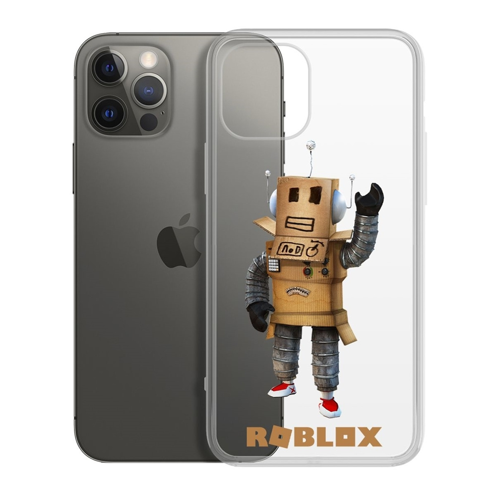 Чехол-накладка Krutoff Clear Case Roblox-Мистер Робот для iPhone 12/12 Pro  - купить с доставкой по выгодным ценам в интернет-магазине OZON (508300873)