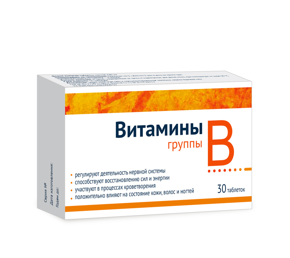 Витамины группы В табл 350 мг x30 - купить с доставкой по выгодным ...