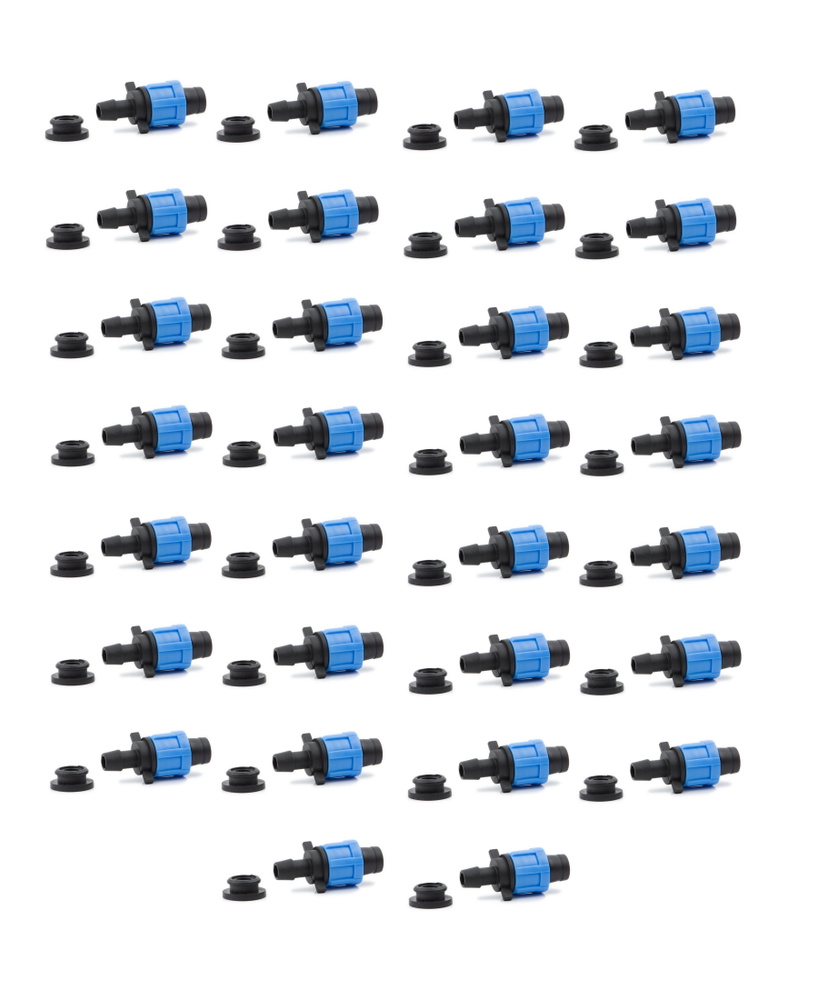 Стартер для ленты капельного полива 16мм с уплотнительной резинкой, SL ...