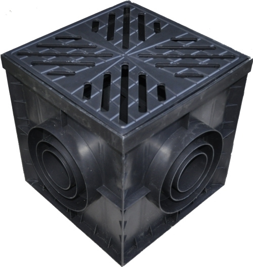 Дождеприемник с решеткой пластиковой (30*30*30) GIDROMAT - купить с ...