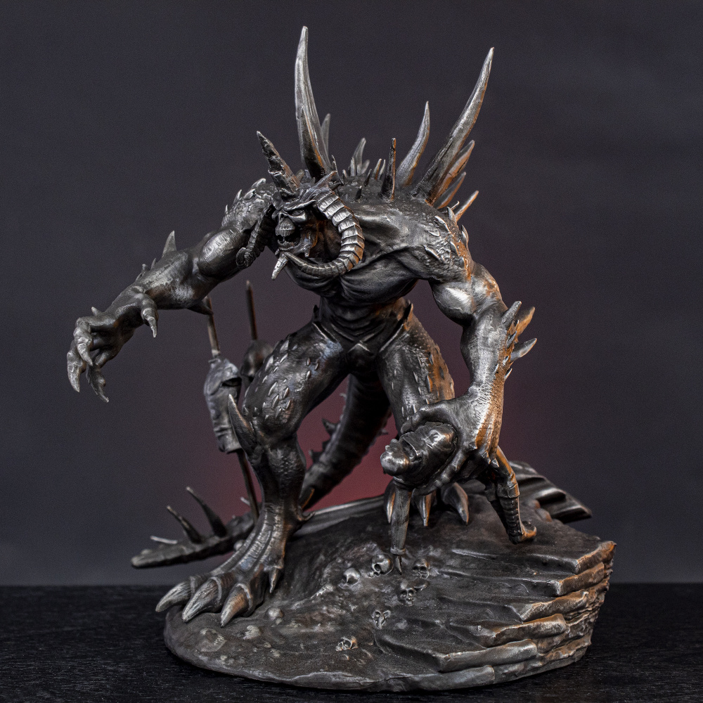 Диабло демон металлическая коллекционная фигурка / Diablo 4 Blizzard ...