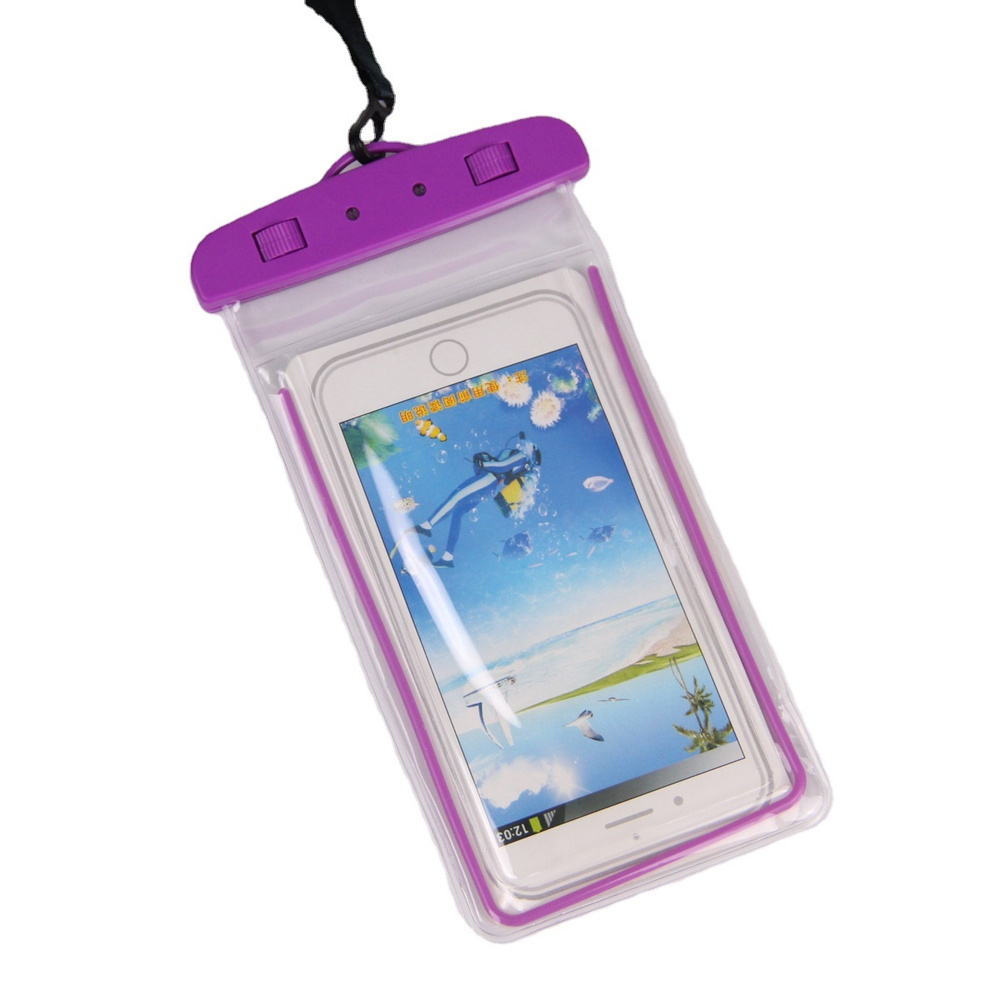 Чехол для телефона водонепроницаемый универсальный, фиолетовый - купить ...