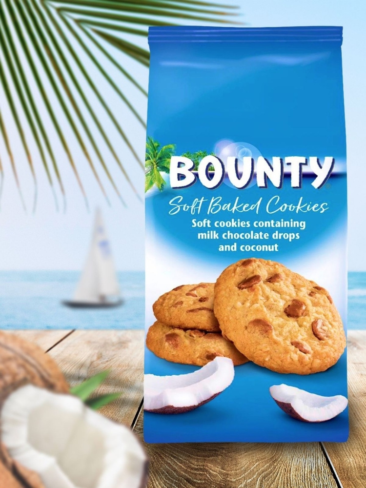 Печенье Bounty Soft Baked Cookies / Баунти Софт Бейкед Кукис 180 г ...