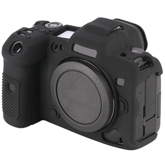 Силиконовый чехол CameraCase для Canon EOS R5 черный #1