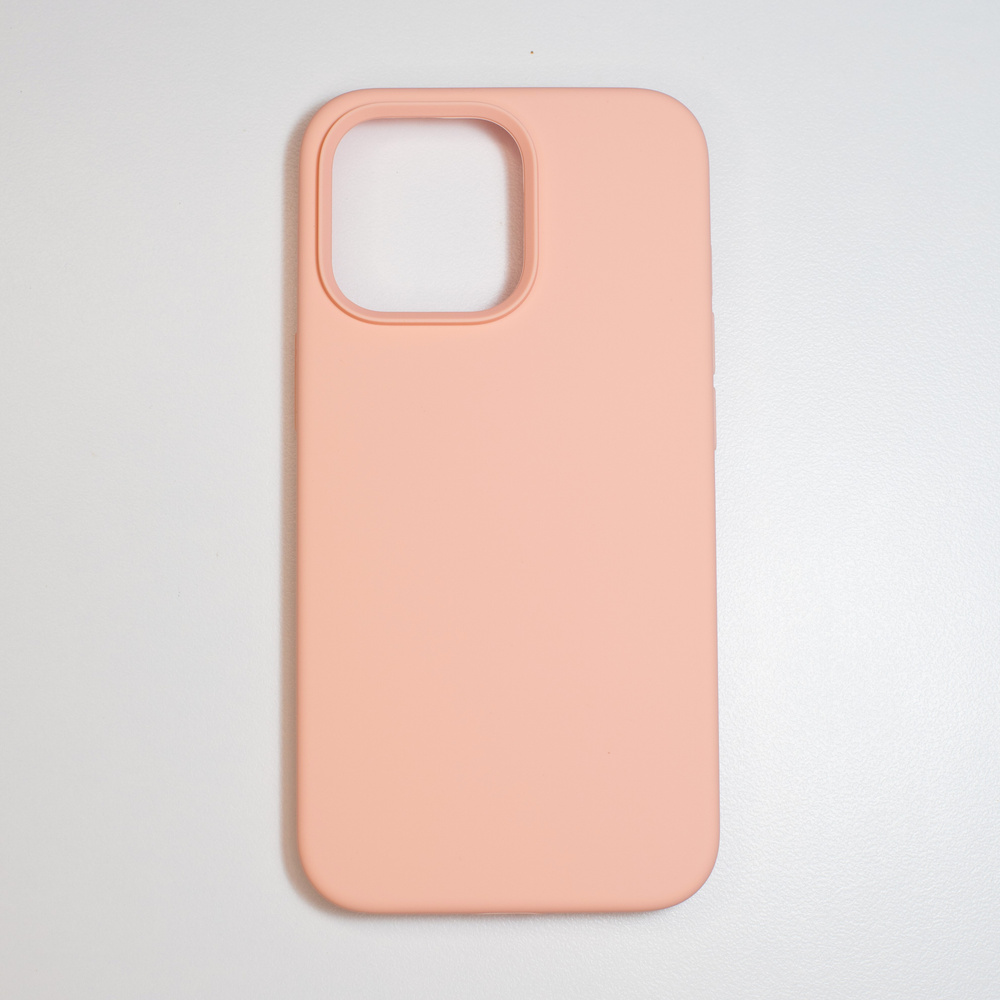 Чехол Silicone Case для iPhone 13 Pro Max, цвет грейпфрут - купить с  доставкой по выгодным ценам в интернет-магазине OZON (544626054)