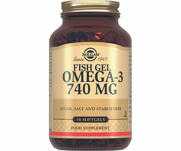 Solgar Капсулы "Рыбий жир 740 мг" (Fish Gel Omega-3 740 mg Softgels"), 50 шт. #1