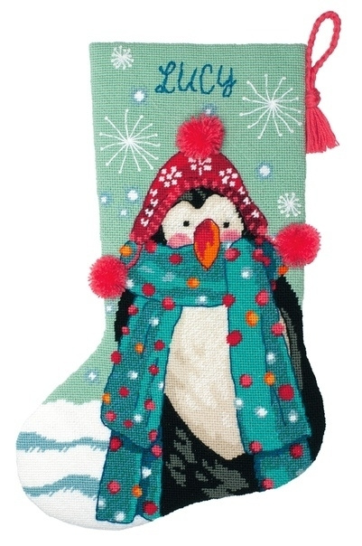 Набор для вышивания 9160 DMS Сапожок Пушистый пингвин, (Dimensions), 40.6 см  #1
