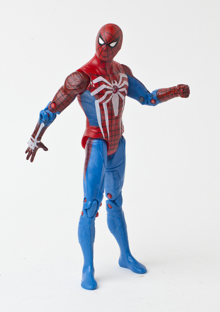 Фигурка Человек Паук / Spider Man с подсветкой (17см, пакет) - купить с ...