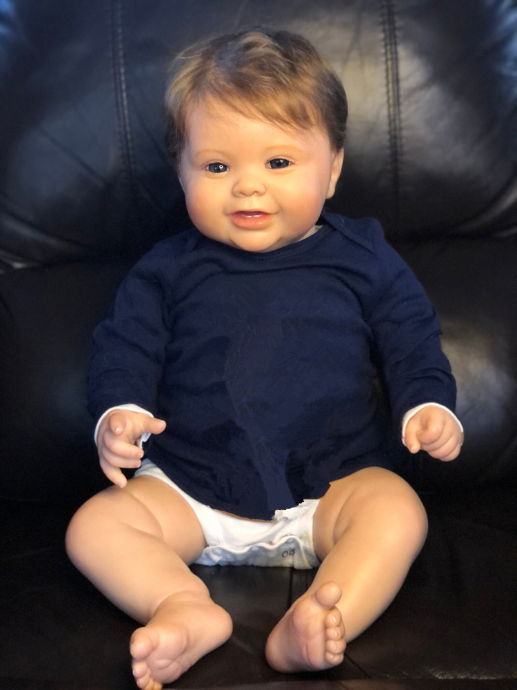 60cm Силиконовая кукла-реборн с 3d-рисунком купить на OZON по низкой ...