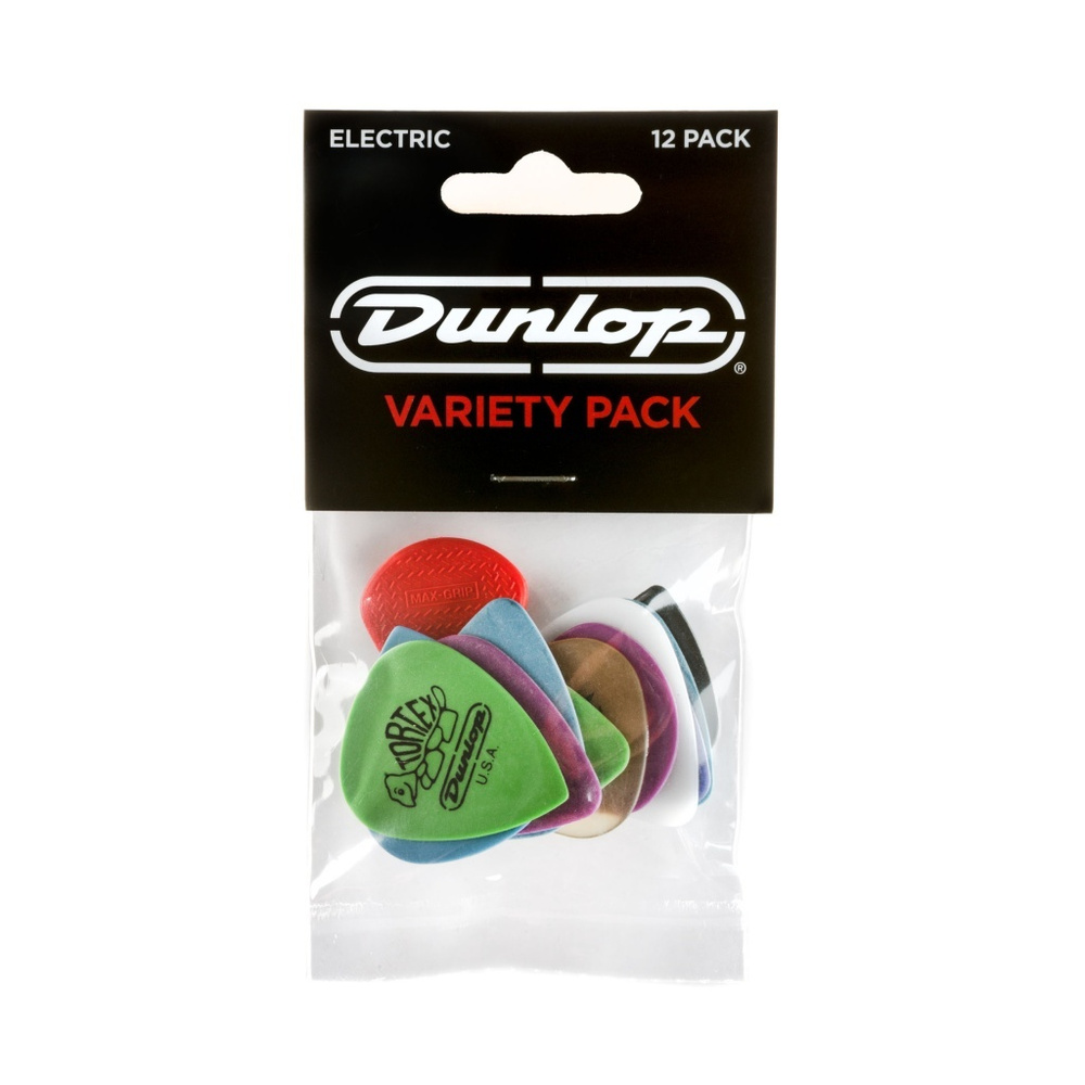 Набор медиаторов для электрогитары Electric Pick Variety Pack, 12шт, Dunlop PVP113  #1