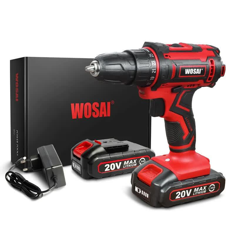 Шуруповерт WOSAI 20V (WS-3020-A1), От аккумулятора, 230 Вт - купить по ...