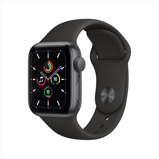 Смарт-часы Apple Watch Series SE 2022 (2GEN) 40mm Midnight Black Aluminum Case with Midnight Sport Band #1