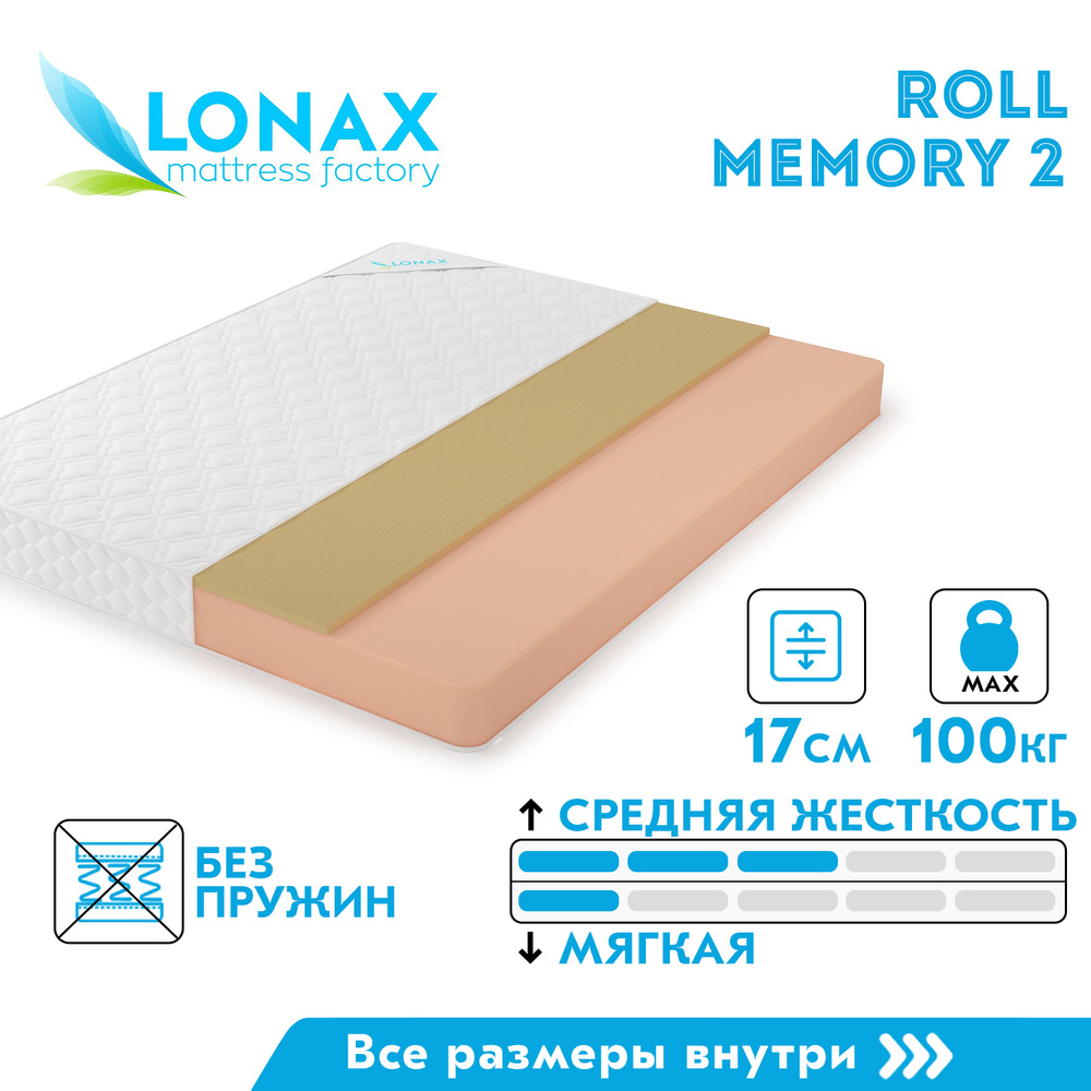 Матрас lonax roll memory 2