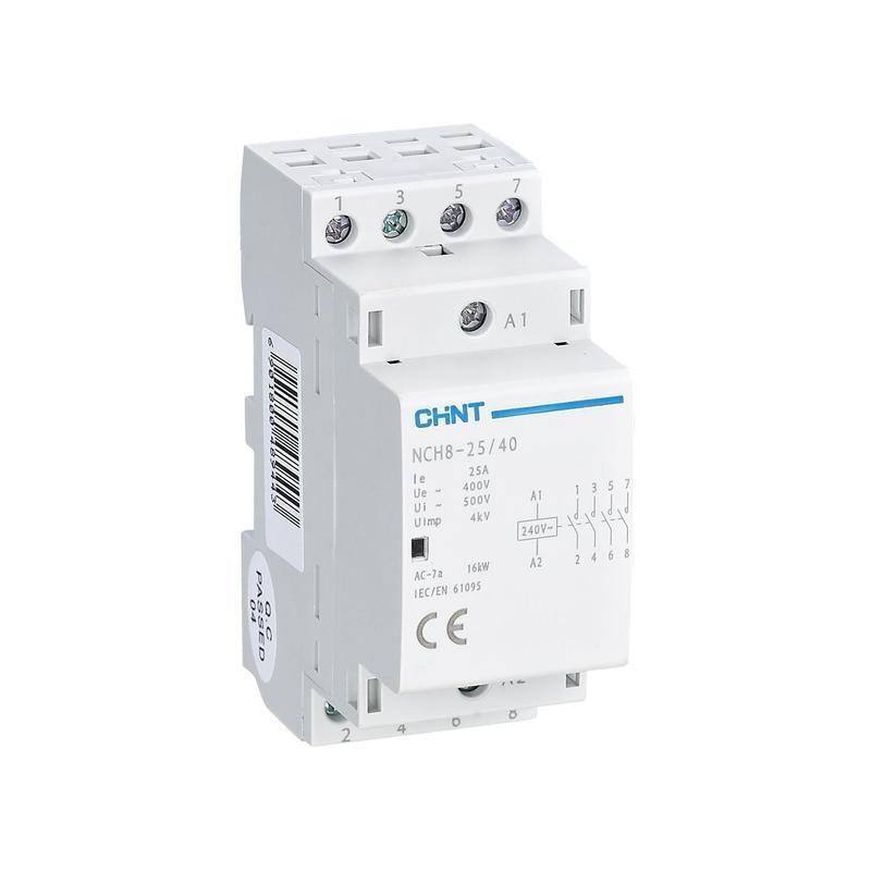 Контактор модульный NCH8-25/40 25А 4НО AC 220/230В 50Гц (R) код 256089 ...