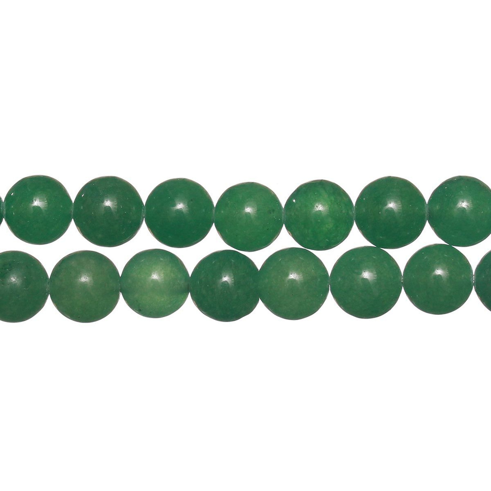 Бусины каменные, жадеит, зеленый, 10мм, 36 шт., низка - купить с доставкойпо выгодным ценам в интернет-магазине OZON (468361002)