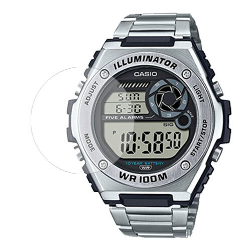 Casio MWD-100HD-1AVEF защитный экран для часов Гидрогель Прозрачный (Силикон)  #1