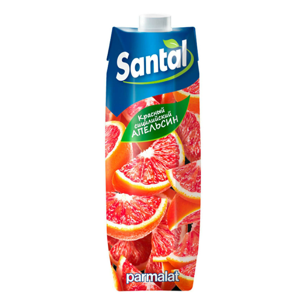 Напиток сокосодержащий Santal красный сицилийский апельсин 1 л  #1
