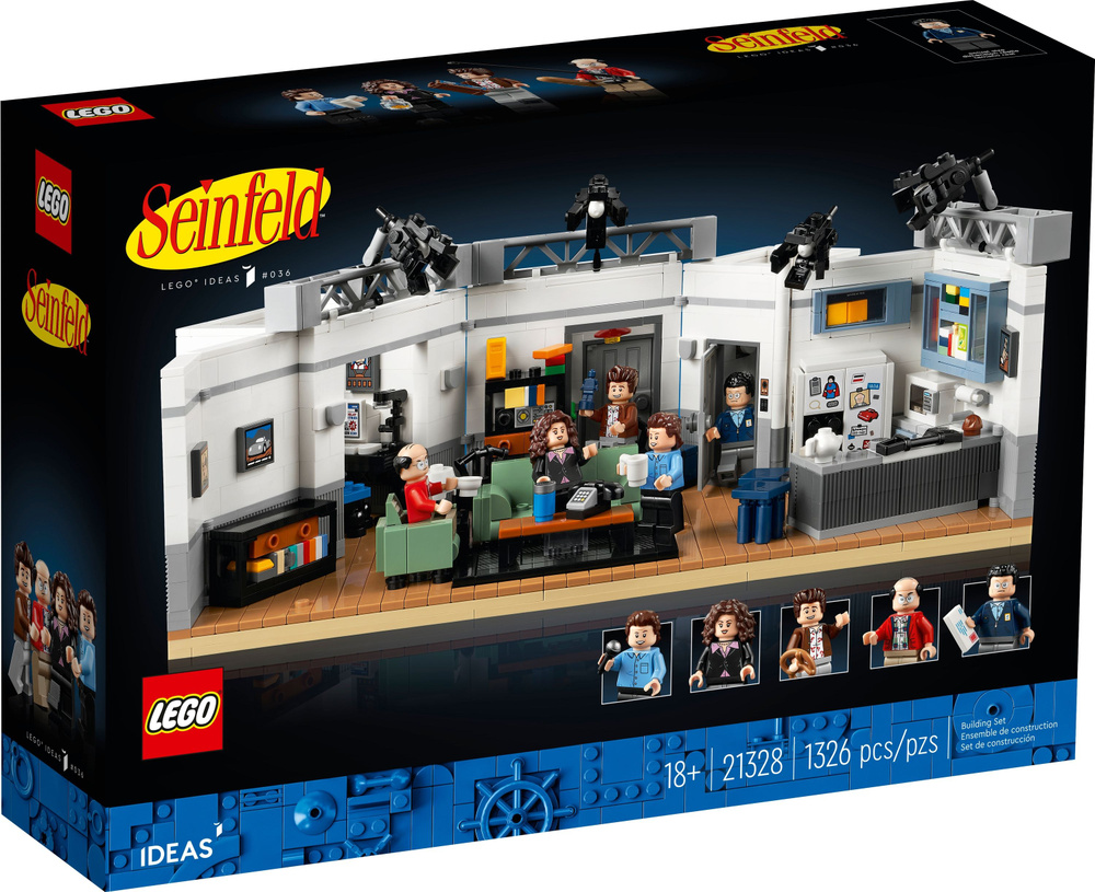 Лего Ideas серия, LEGO Конструктор, лего 21328 Seinfeld, Игрушки Lego для  мальчиков и девочек