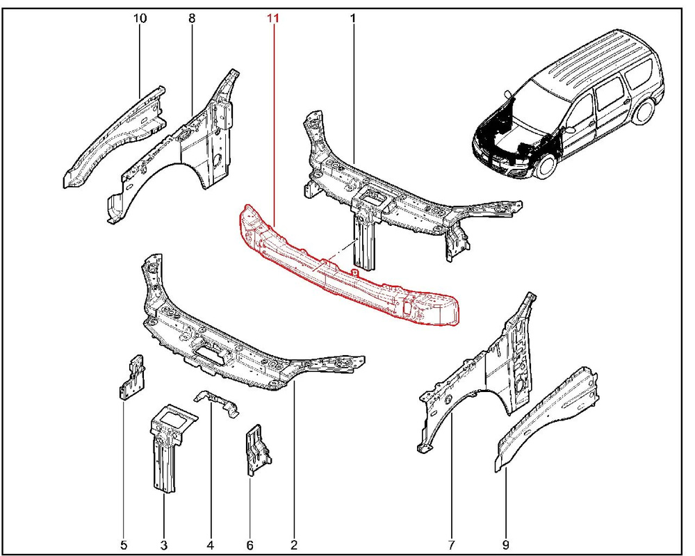 Пыльник переднего амортизатора с отбойником LADA Largus, RENAULT Logan, Duster, 