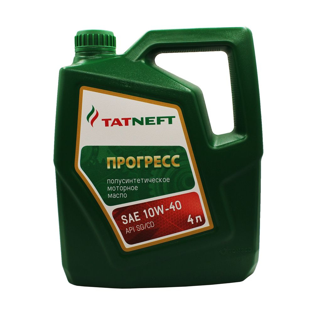 Масло моторное TATNEFT 10W-40 Полусинтетическое - купить в  интернет-магазине OZON (710852518)