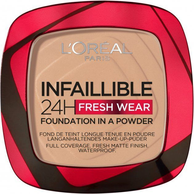 L'Oreal Paris Пудра компактная для лица Infaillible Свежий Тон, 120 Ваниль, Лореаль, 9 г  #1