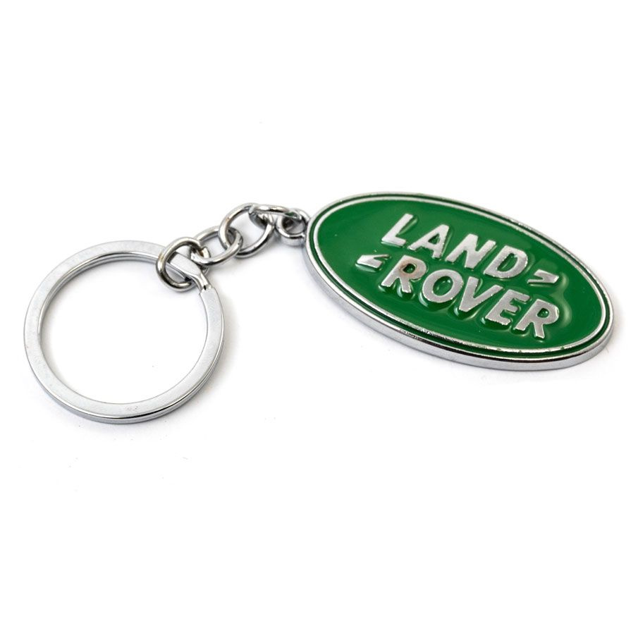 Брелок Land Rover зеленый+хром #1