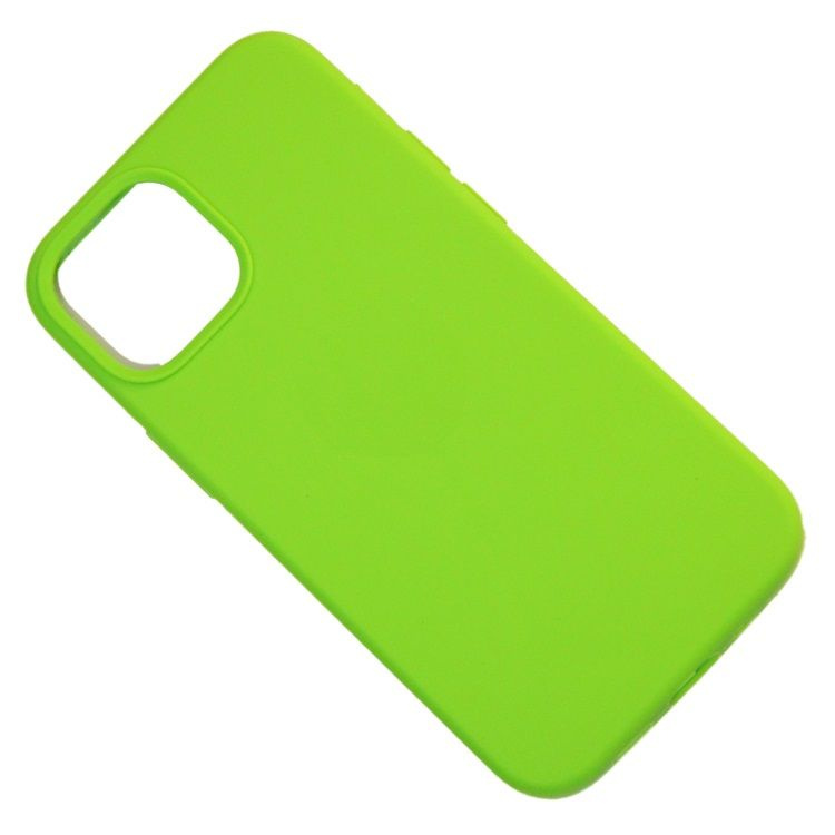 Чехол для iPhone 13 mini силиконовый Soft Touch <зеленый> (премиум) #1