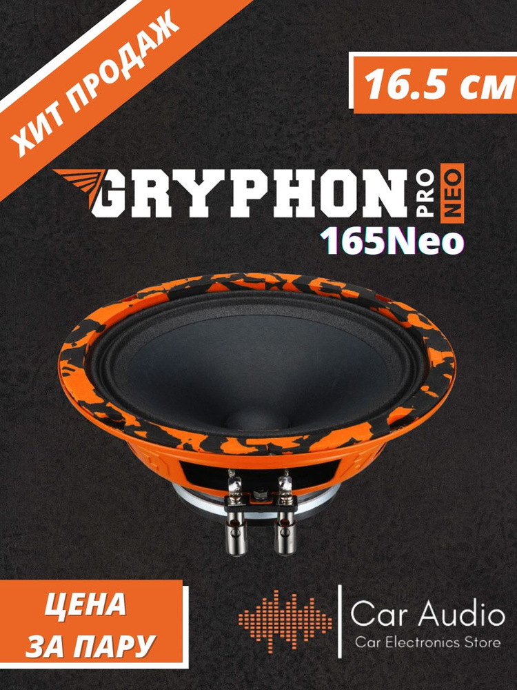 Колонки для автомобиля DL Audio Gryphon PRO 165 Neo / эстрадная акустика на неодимовом магните 16,5 см. #1