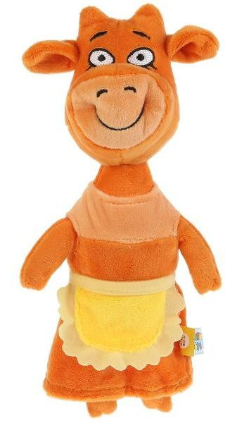 Игрушка мягкая Оранжевая корова мама, 27 см, Мульти-пульти - купить с ...