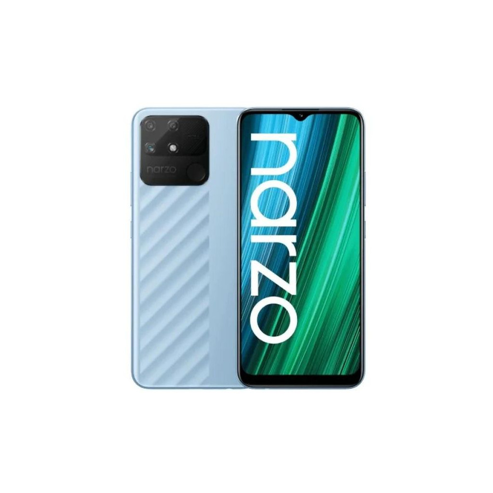 Смартфон realme Narzo 50A 4 ГБ - купить по выгодной цене в интернет-магазине  OZON (870487663)