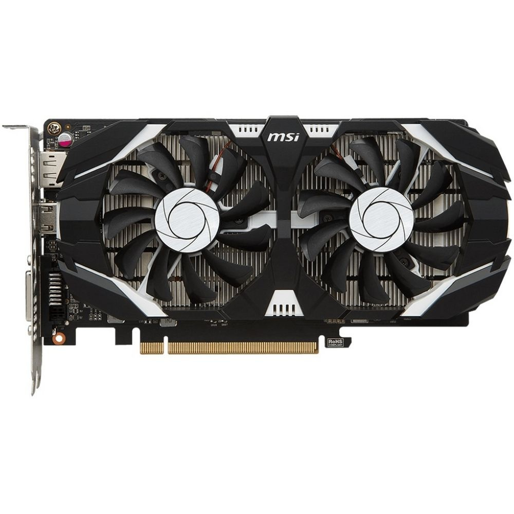 MSI Видеокарта GeForce GTX 1050 Ti 4 ГБ (GTX 1050 TI 4GT OCV1)