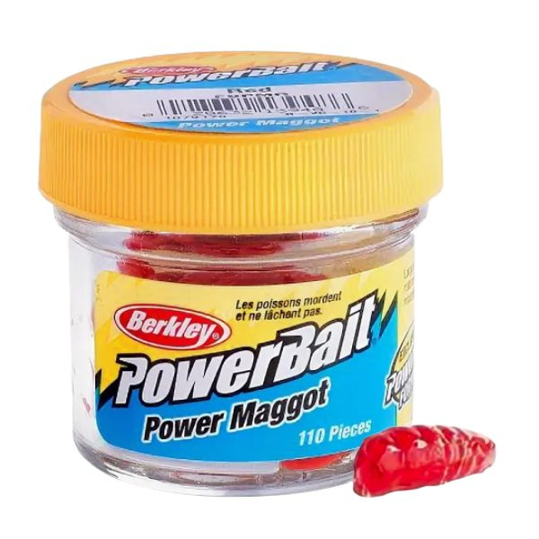 Имитация опарыша Berkley Powerbait Power Maggot Red 110 шт. #1