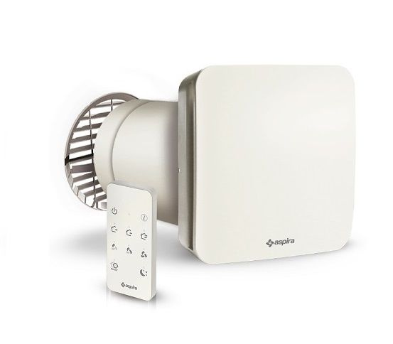 Установка приточной вентиляции встраиваемая для кухни ASPIRA AIR ECOCOMFORT RF AP19987S1, 100мм  #1