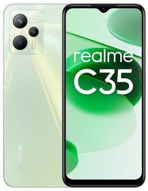 realme Смартфон C35 4/64 ГБ, зеленый #1