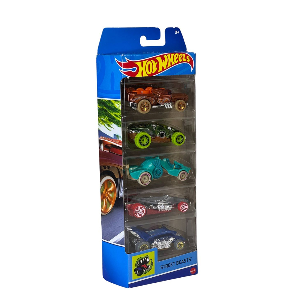 Подарочный набор Hot Wheels / Хот Вилс Базовые машинки 5 шт, 1806