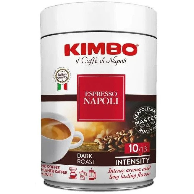 Кофе молотый Kimbo Espresso Napoletano, банка, 250г #1