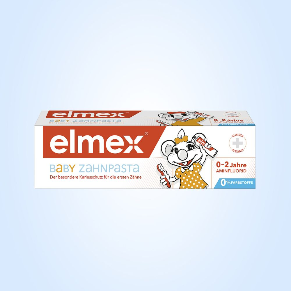 Детская зубная паста Elmex Baby (Элмекс Бейби) от 0 до 2 лет, 50 мл