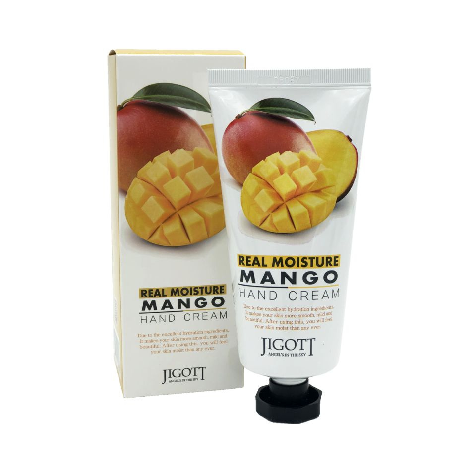 JIGOTT Real Moisture Mango Hand Cream Увлажняющий крем для рук с маслом манго 100мл  #1