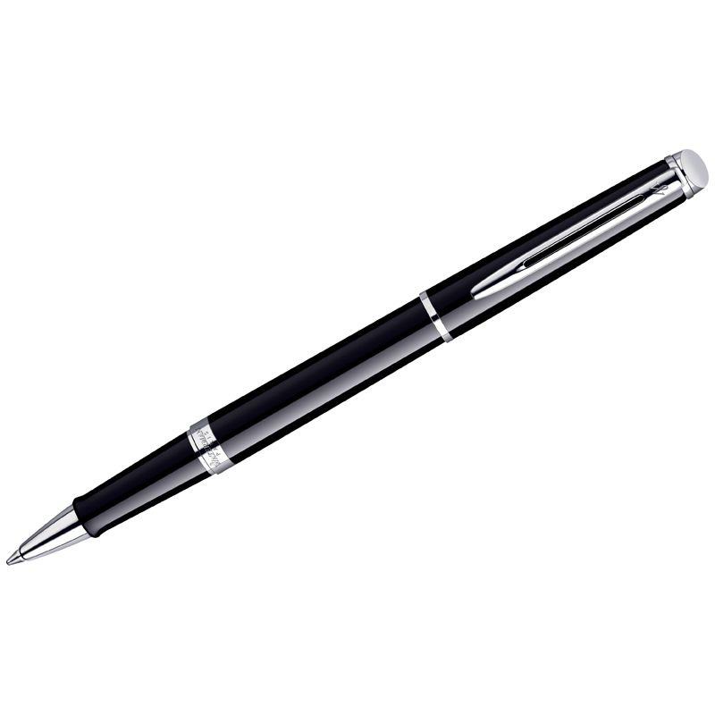 Ручка-роллер Waterman "Hemisphere Black PT" черная, 0,8мм, подарочная упаковка  #1